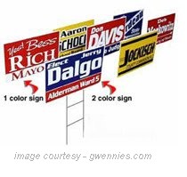 Real Estate Signs & Affordable wholesale business yard signs for any outdoor
sign advertising or political campaign at low, discount prices.